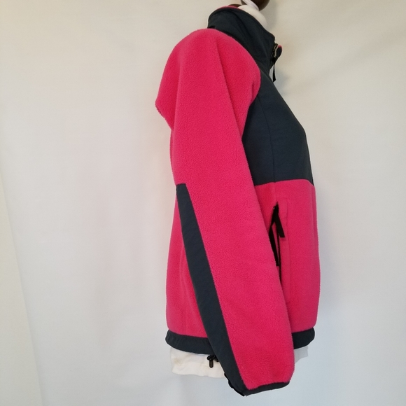 The North Face Iconic Polartec fleece Denali Jacket Pink Gray S - Picture 4 of 13